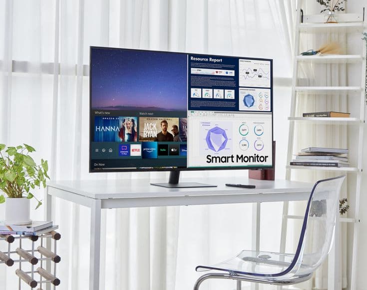 Samsung Smart Monitor M8 M80F 32-inch UHD 4K Smart Monitor - White