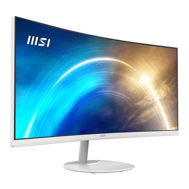 MSI PRO MP341CQW E12 34-inch Curved WQHD 120Hz 1ms Monitor - White