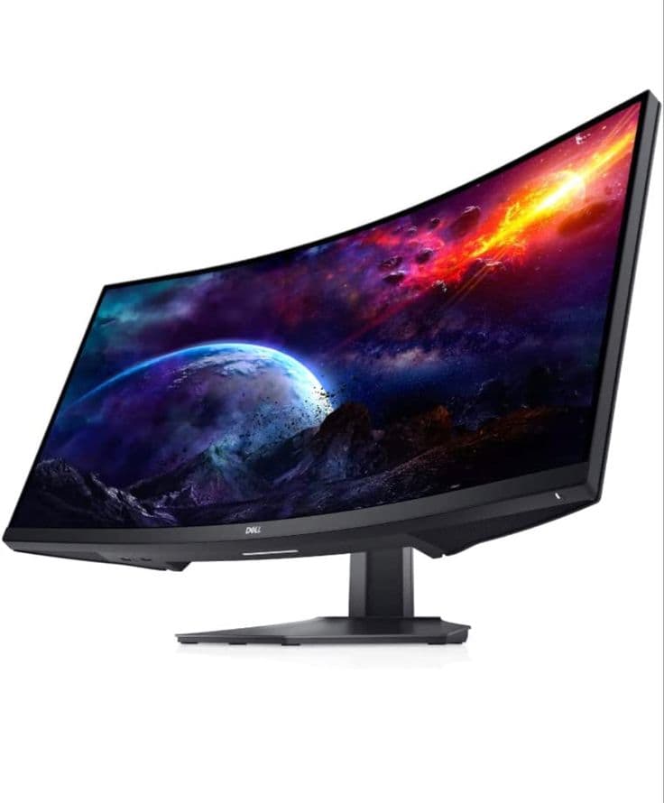 Dell UltraSharp U3417W 34-inch Curved WQHD Monitor with Speakers - Ex UK