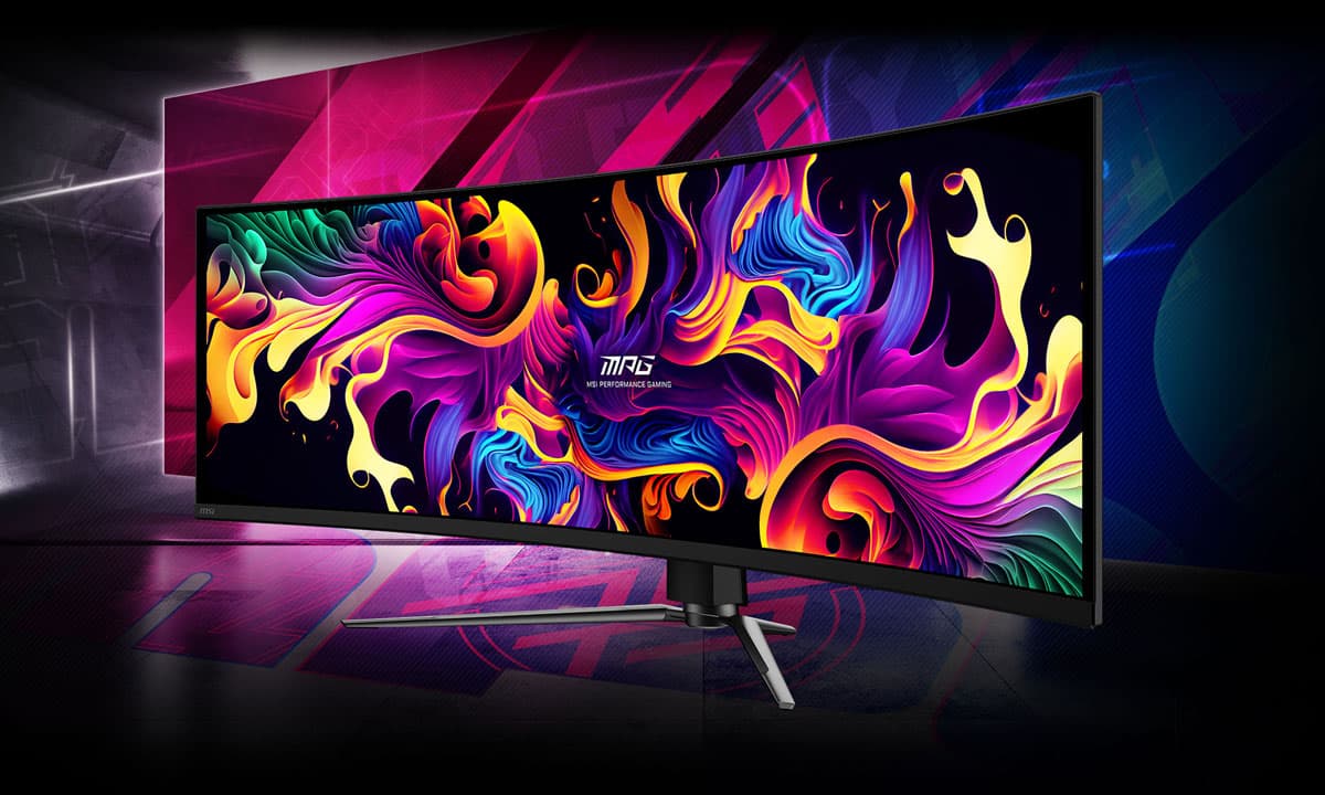 MSI MPG 491CQPX QD-OLED 49-Inch DQHD Gaming Monitor